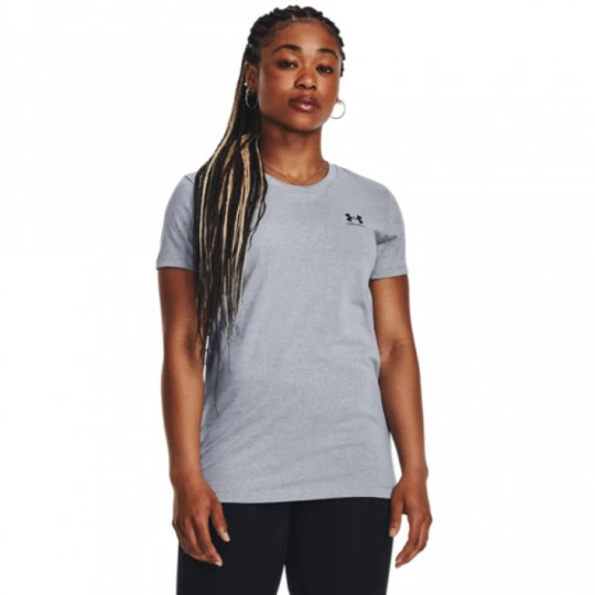 Zdjęcie produktu Damski t-shirt z nadrukiem Under Armour UA W Sportstyle LC SS - szary