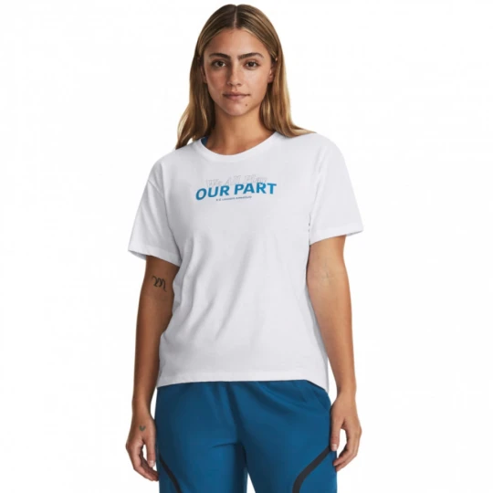 Zdjęcie produktu Damski t-shirt z nadrukiem Under Armour UA We All Play SS - biała