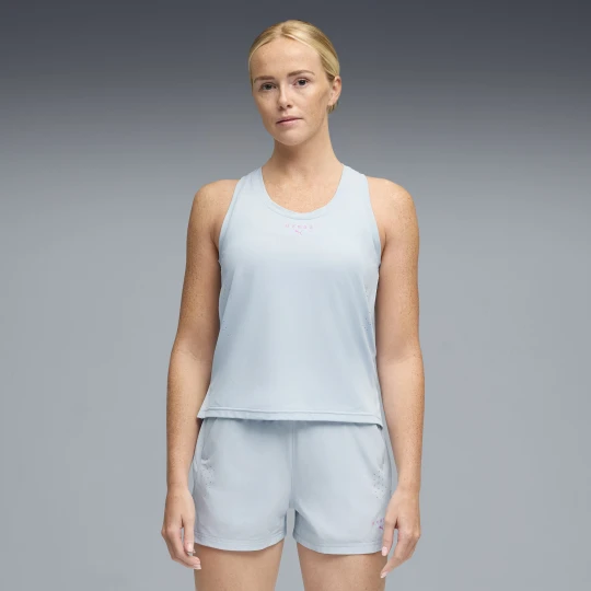 Zdjęcie produktu Damski top bez rękawów PUMA × HYROX DRYELITE, Odzież, Szary Lucite