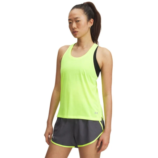 Zdjęcie produktu Damski top do biegania Under Armour UA Streaker Singlet - żółty