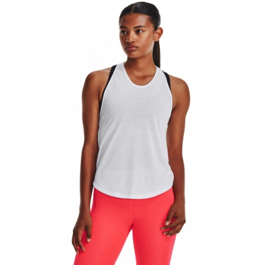 Zdjęcie produktu Damski top do biegania Under Armour UA Streaker Tank - biały