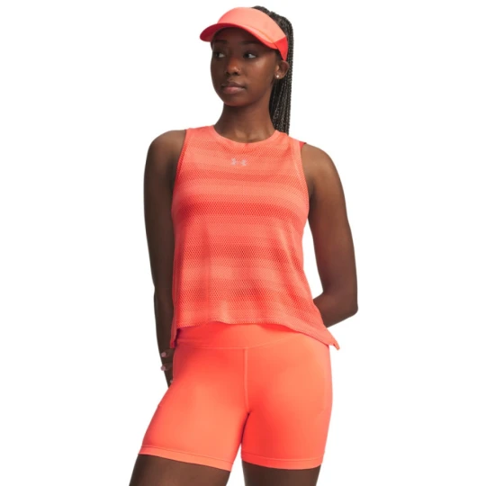 Zdjęcie produktu Damski top do biegania Under Armour UA Velociti Singlet - pomarańczowy