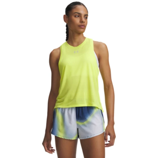 Zdjęcie produktu Damski top do biegania Under Armour UA Velociti Singlet - żółty
