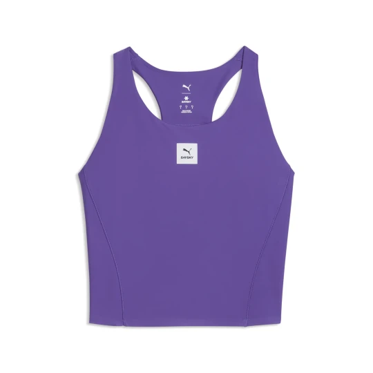 Zdjęcie produktu Damski top o skróconym fasonie PUMA x SAYSKY, Akcesoria, Fioletowy