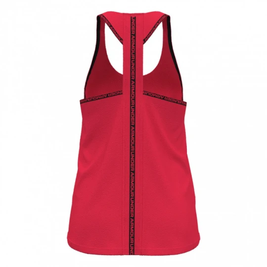 Zdjęcie produktu Damski top treningowy Under Armour Knockout Tank - czerwony