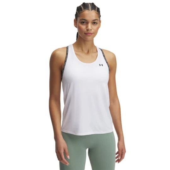 Zdjęcie produktu Damski top treningowy Under Armour Tech Knockout Tank - biały