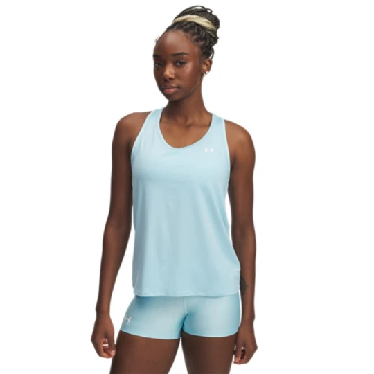 Zdjęcie produktu Damski top treningowy Under Armour Tech Knockout Tank - niebieski