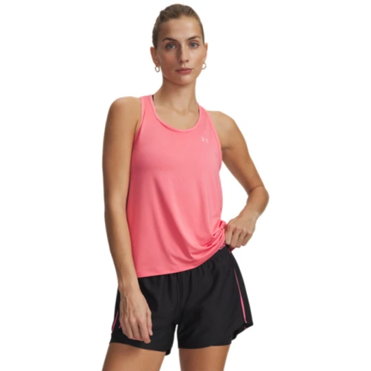 Zdjęcie produktu Damski top treningowy Under Armour Tech Knockout Tank - różowy