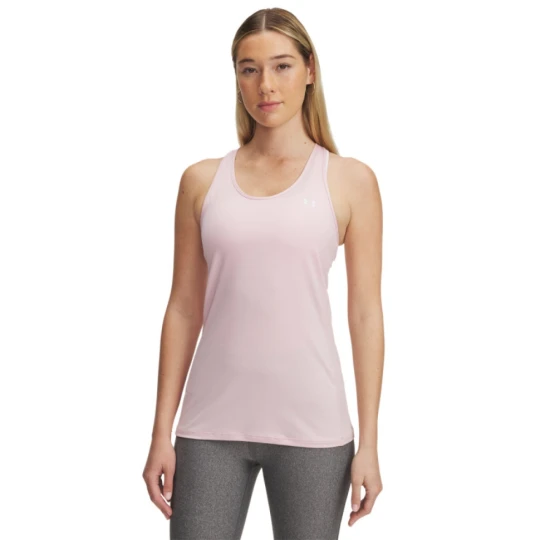 Zdjęcie produktu Damski top treningowy Under Armour Tech Mesh Racer Tank - różowy