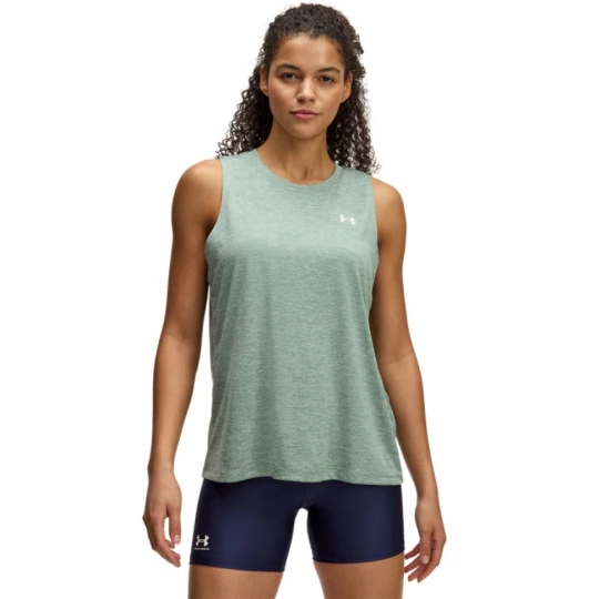Zdjęcie produktu Damski top treningowy Under Armour Tech Tank Twist - zielony