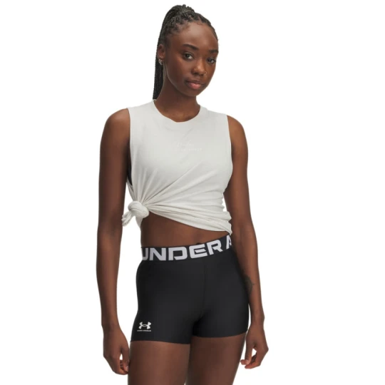 Zdjęcie produktu Damski top treningowy Under Armour UA Varsity Tank - beżowy
