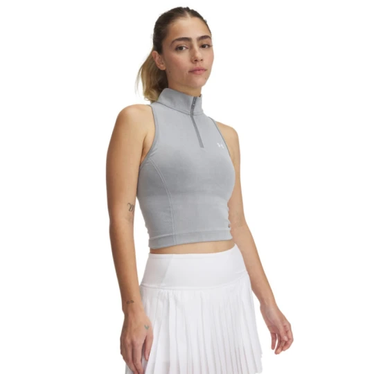 Zdjęcie produktu Damski top treningowy Under Armour Vanish Seamless Washed SL Zp - szary