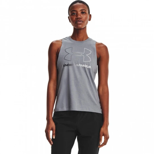 Zdjęcie produktu Damski top Under Armour UA Live Rival Tank - szary