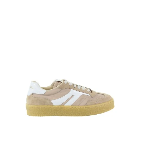 Zdjęcie produktu Damskie beżowe skórzane sneakersy MARC O'POLO 60219033501346-705
