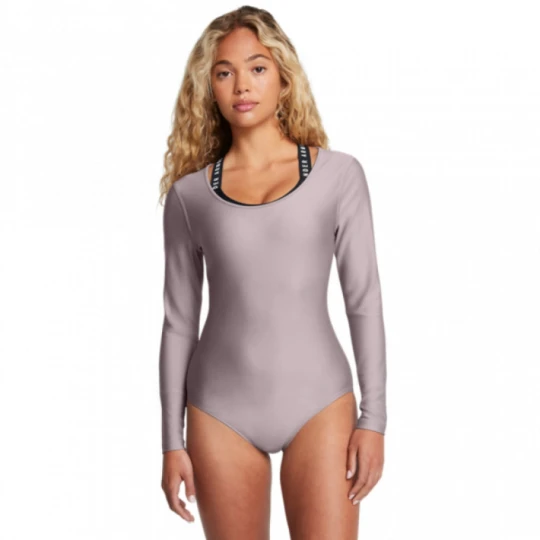 Zdjęcie produktu Damskie body treningowe Under Armour Vanish Leotard - beżowe