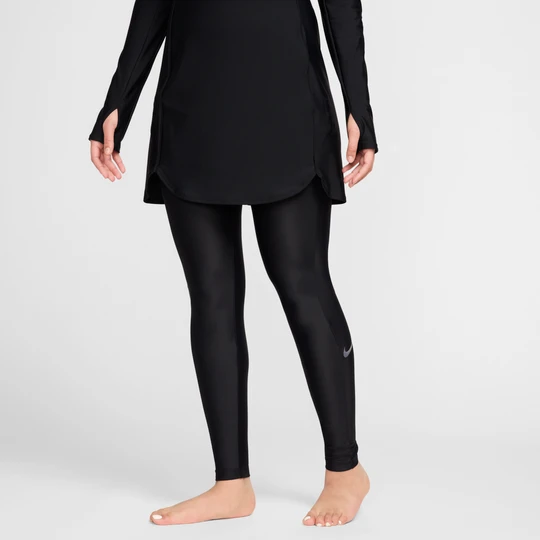 Zdjęcie produktu Damskie legginsy do pływania Nike Swim Victory Slim - Czerń