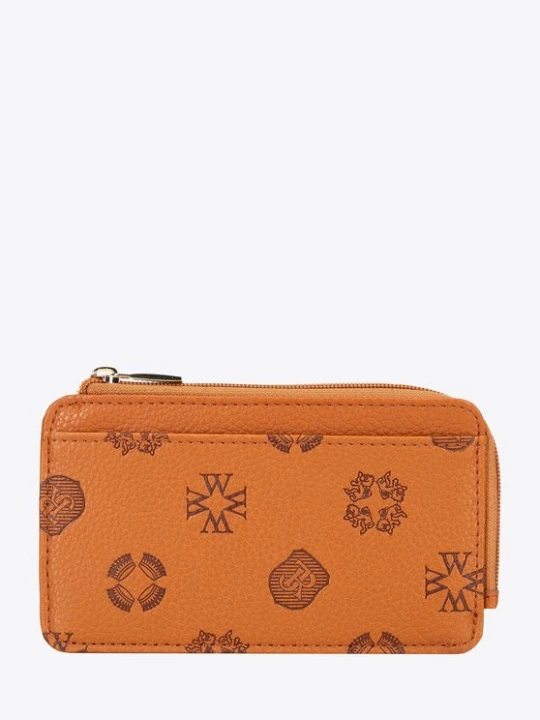 Zdjęcie produktu Damskie etui na karty z imitacji skóry jasny brąz Wittchen