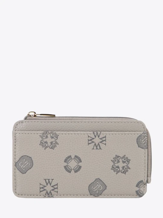 Zdjęcie produktu Damskie etui na karty z imitacji skóry szare Wittchen