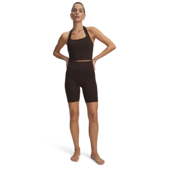Zdjęcie produktu Damskie kolarki treningowe Under Armour Meridian Bike Short 7in - brązowe