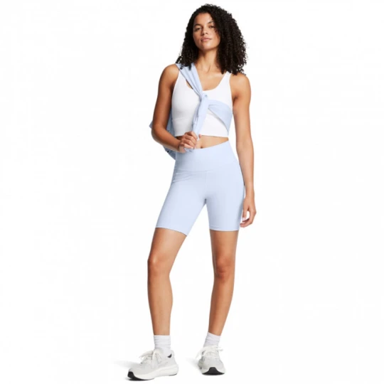 Zdjęcie produktu Damskie kolarki treningowe Under Armour Meridian Bike Short 7in - niebieskie