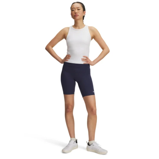 Zdjęcie produktu Damskie kolarki treningowe Under Armour Motion Bike Short Emea - granatowe