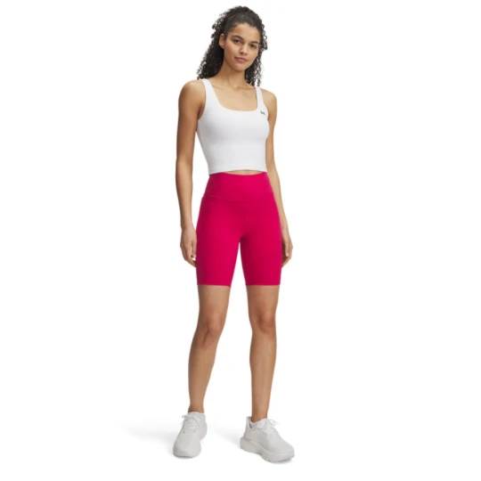 Zdjęcie produktu Damskie kolarki treningowe Under Armour Motion Bike Short Emea - różowe