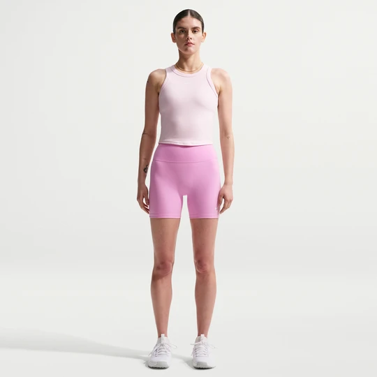 Zdjęcie produktu Damskie kolarki z wysokim stanem 13 cm Nike One - Różowy