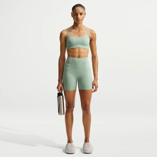 Zdjęcie produktu Damskie kolarki z wysokim stanem 13 cm Nike Zenvy - Zieleń