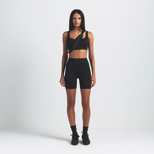 Zdjęcie produktu Damskie kolarki z wysokim stanem 13 cm NikeSKIMS Matte - Czerń