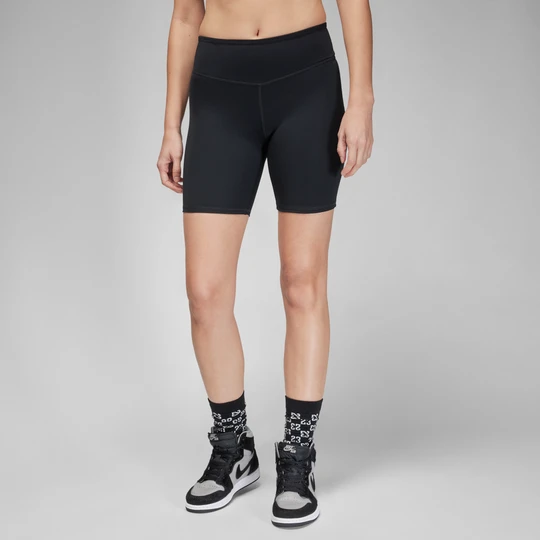 Zdjęcie produktu Damskie kolarki z wysokim stanem 18 cm Jordan Sport - Czerń