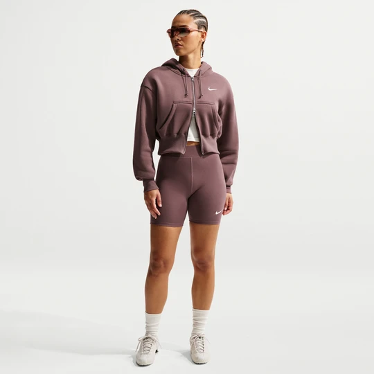 Zdjęcie produktu Damskie kolarki z wysokim stanem 20 cm Nike Classic - Fiolet