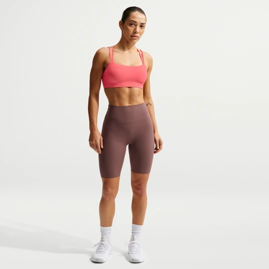 Zdjęcie produktu Damskie kolarki z wysokim stanem 20 cm Nike Zenvy - Fiolet
