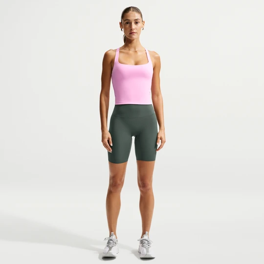 Zdjęcie produktu Damskie kolarki z wysokim stanem 20 cm Nike Zenvy - Zieleń