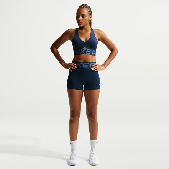 Zdjęcie produktu Damskie kolarki z wysokim stanem 8 cm Nike Pro Sculpt - Niebieski