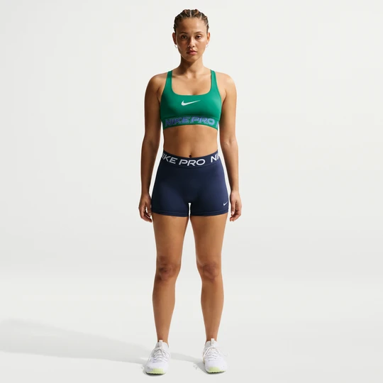 Zdjęcie produktu Damskie kolarki ze średnim stanem 8 cm Nike Pro - Niebieski