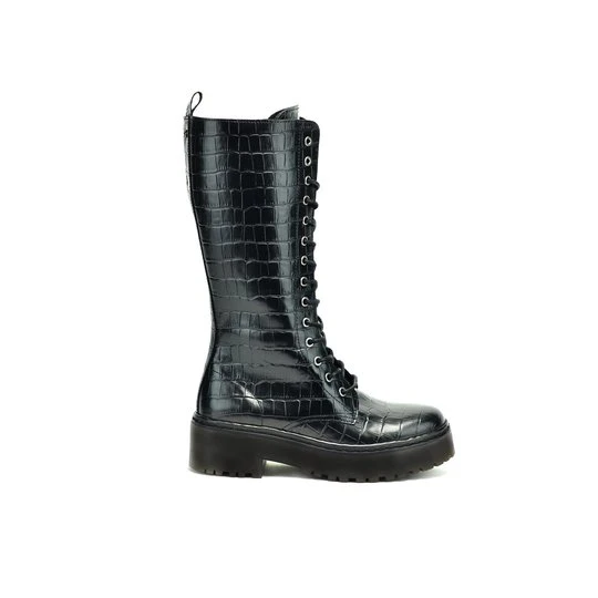 Zdjęcie produktu Damskie kozaki czarne GUESS FL7TOK LEP11