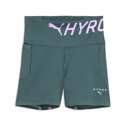 Zdjęcie produktu Damskie krótkie legginsy PUMA x HYROX PWRMODE 4", Akcesoria, Zielony