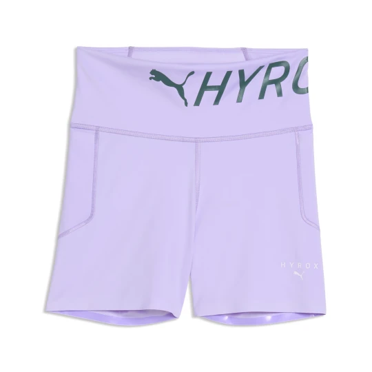 Zdjęcie produktu Damskie krÃ³tkie legginsy PUMA x HYROX PWRMODE 4", Akcesoria, Fioletowy