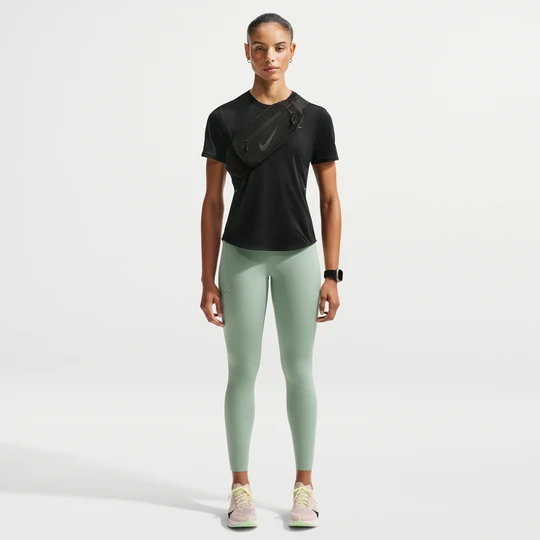 Zdjęcie produktu Damskie legginsy 7 / 8 do biegania z wysokim stanem i kieszeniami Nike Swift - Zieleń