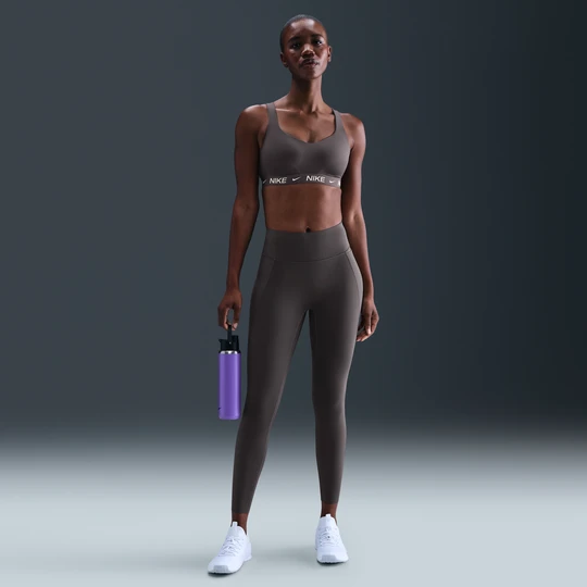 Zdjęcie produktu Damskie legginsy 7/8 z wysokim stanem bez przedniego szwu Nike Universa - Szary