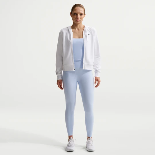Zdjęcie produktu Damskie legginsy 7/8 z wysokim stanem bez przedniego szwu Nike Zenvy - Niebieski