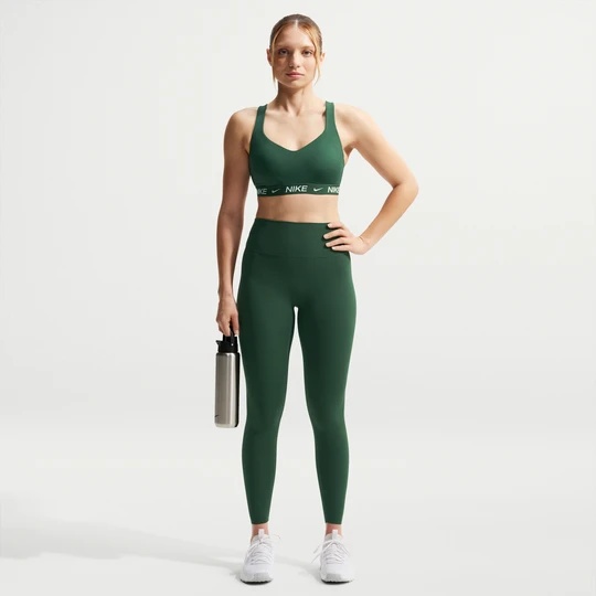 Zdjęcie produktu Damskie legginsy 7/8 z wysokim stanem bez przedniego szwu Nike Zenvy - Zieleń