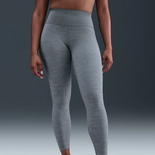 Zdjęcie produktu Damskie legginsy 7 / 8 z wysokim stanem Nike One - Szary