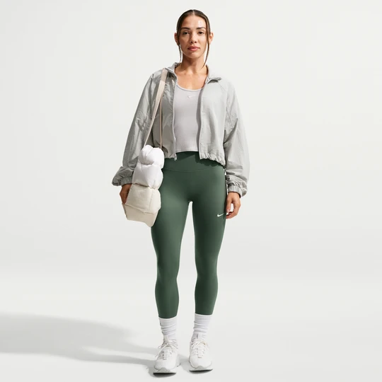 Zdjęcie produktu Damskie legginsy 7 / 8 z wysokim stanem Nike One - Zieleń