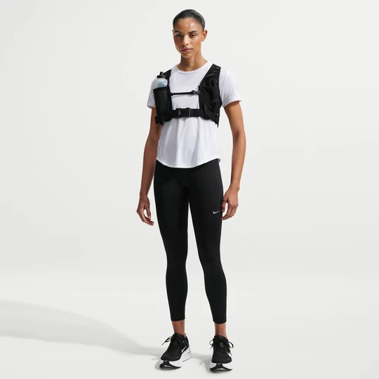 Zdjęcie produktu Damskie legginsy do biegania 7/8 z wysokim stanem Nike Tempo - Czerń