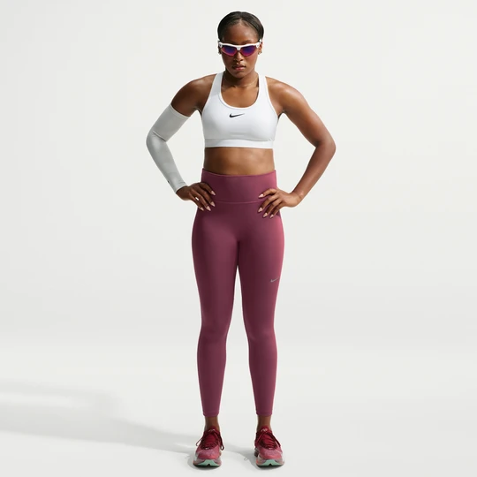 Zdjęcie produktu Damskie legginsy do biegania 7/8 z wysokim stanem Nike Tempo - Czerwony
