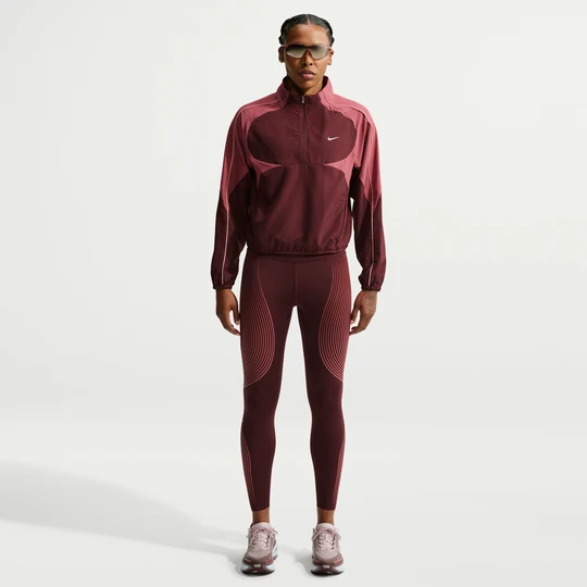 Zdjęcie produktu Damskie legginsy do biegania o pełnej długości z wysokim stanem Nike Swift Flash - Fiolet