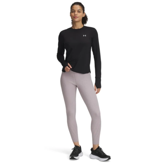 Zdjęcie produktu Damskie legginsy do biegania Under Armour UA Launch Elite Prt AnkTight - beżowe