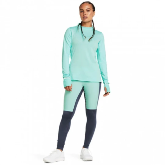 Zdjęcie produktu Damskie legginsy do biegania Under Armour UA Qualifier Cold Tight - miętowe