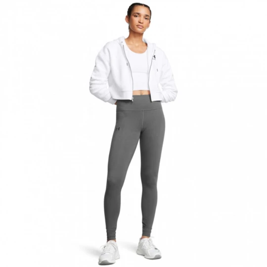 Zdjęcie produktu Damskie legginsy dzianinowe z wysokim stanem Under Armour Campus Legging - szare